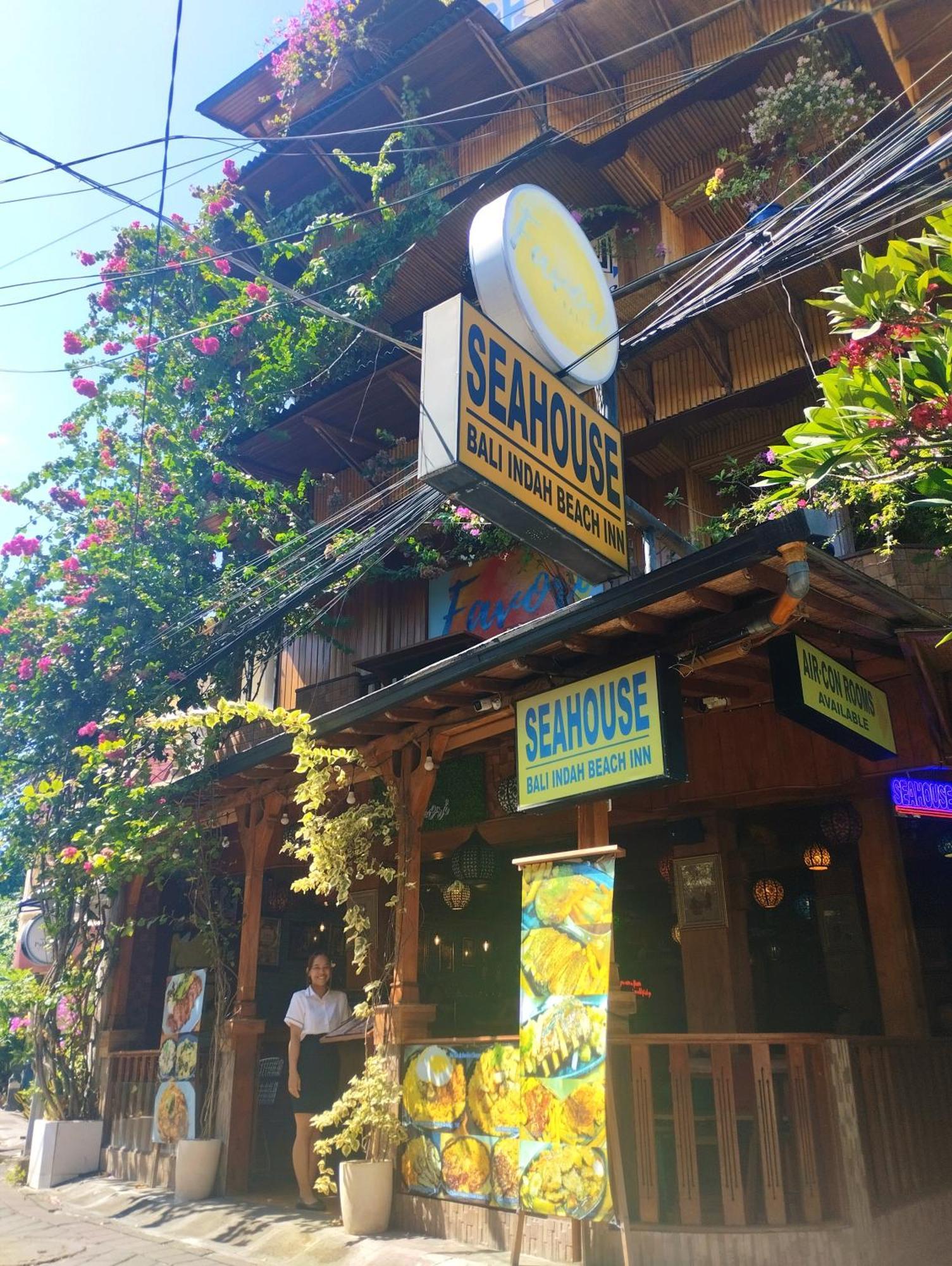 Seahouse Bali Indah Beach Inn كوتا المظهر الخارجي الصورة